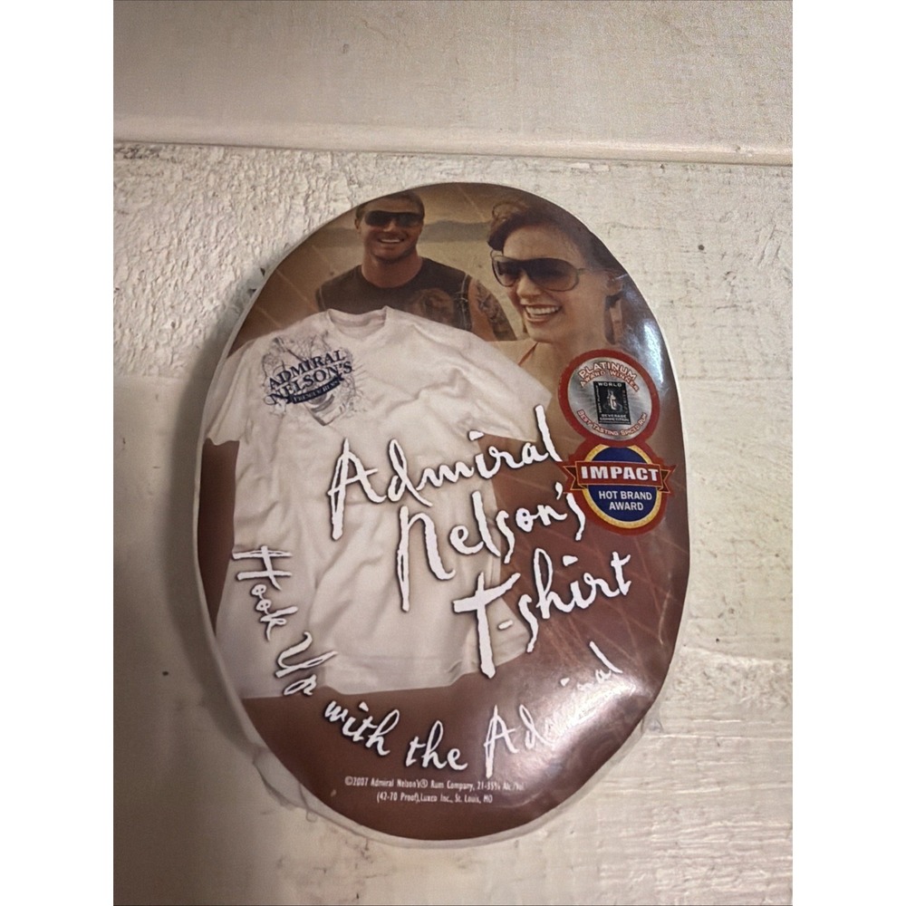 Admiral Nelson White T-shirt New In Packaging